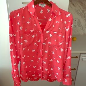 EXPRESS Portofino Cat Shirt